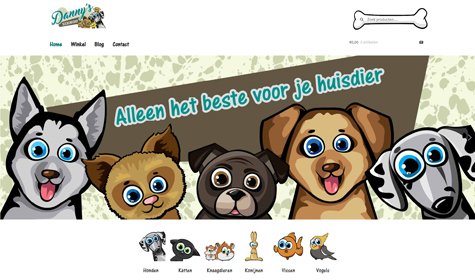 Homepage Danny's Dierenshop