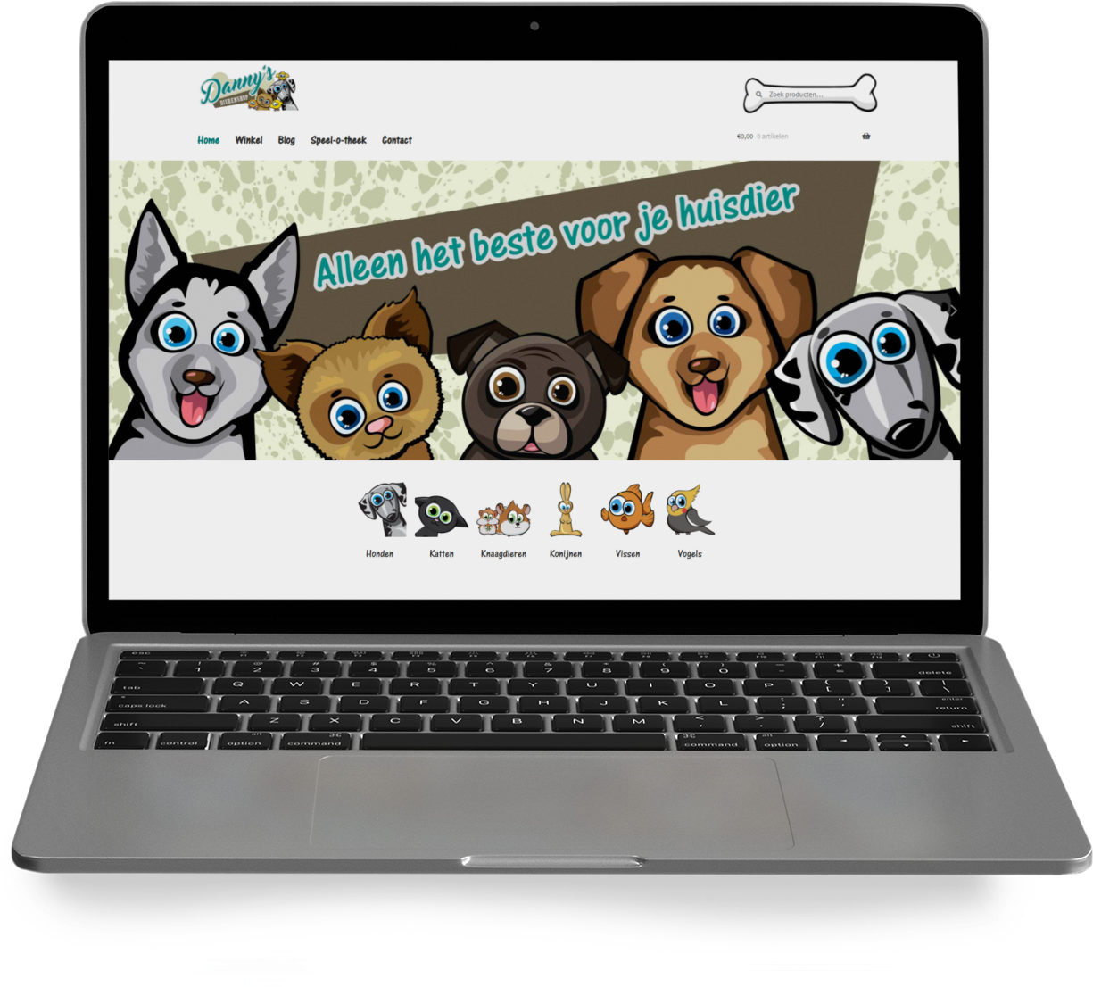 Homepage Danny's dierenshop